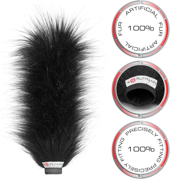 Gutmann Mikrofon Fell Windschutzscheibe Windschutz für Sennheiser MKE 600 | Made in Germany