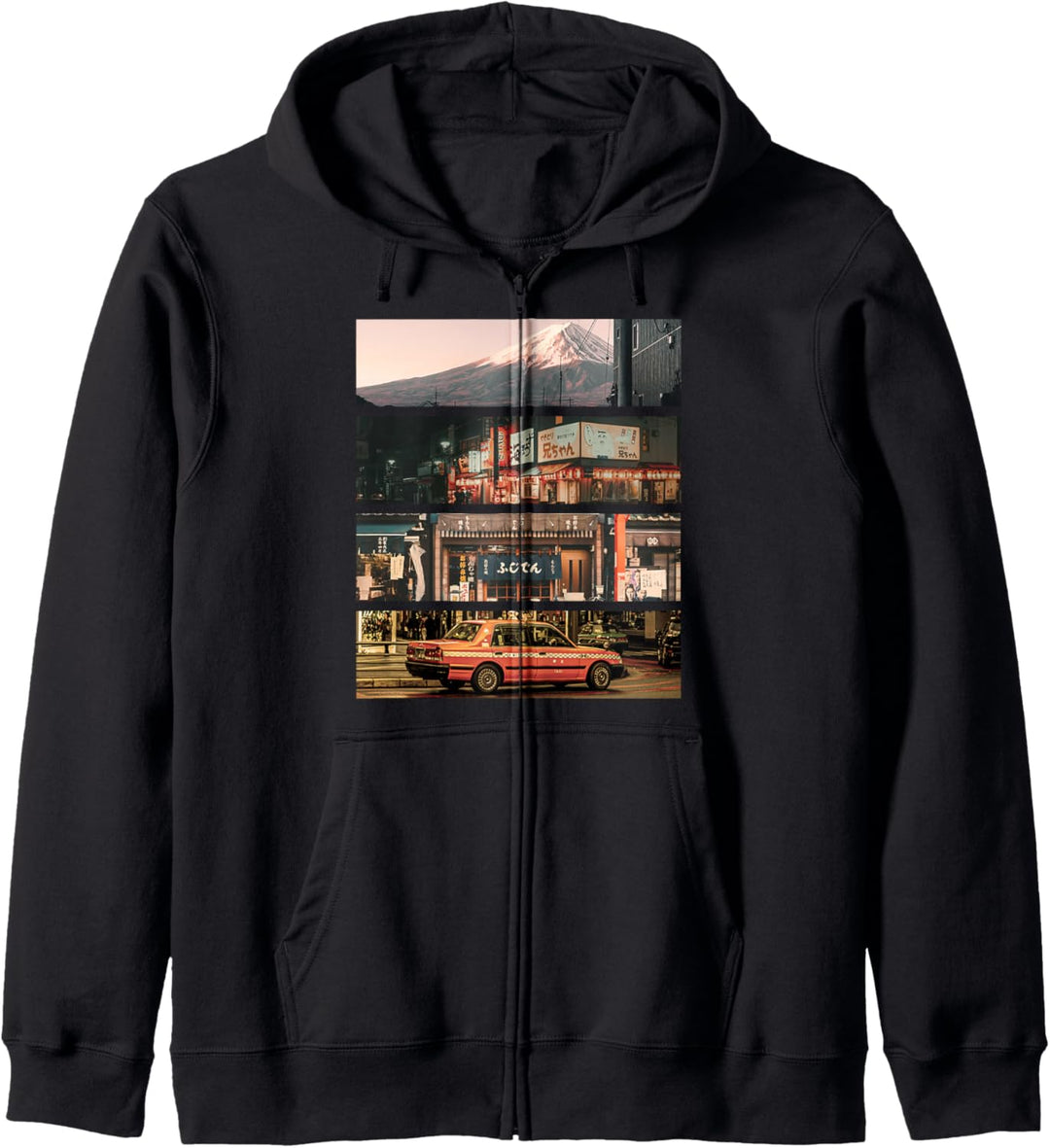 Ästhetischer Stil Vaporwave Japan 80er 90er Tokyo Osaka Kapuzenjacke