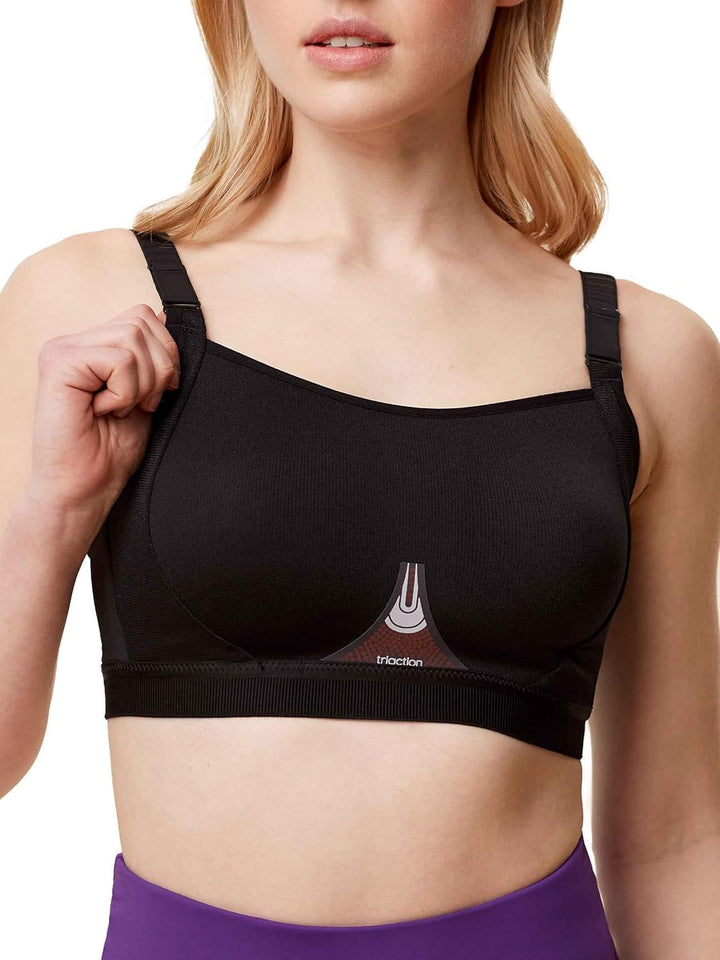 TriAction Damen Gravity Lite N Ex Sports Bra 70B Schwarz, 70B Schwarz