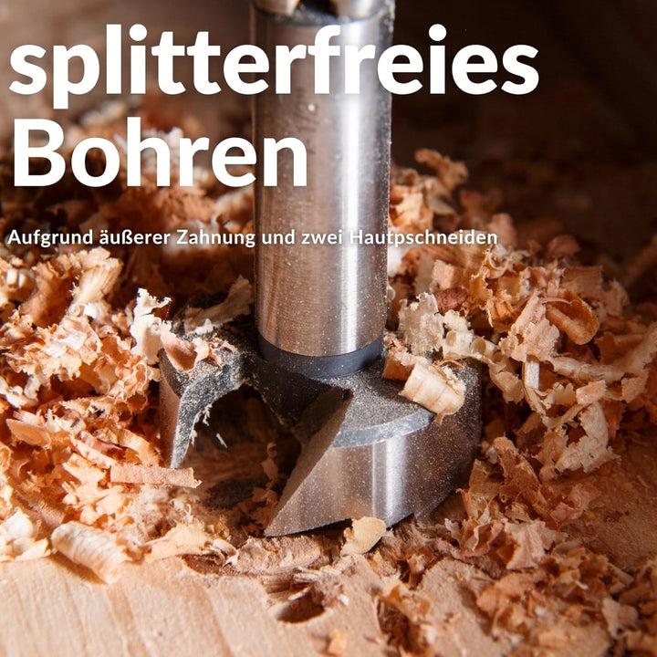 Forstnerbohrer gezahnt von 50 mm bis 125 mm Astlochbohrer Scharnierlochbohrer (50 mm), 50 mm