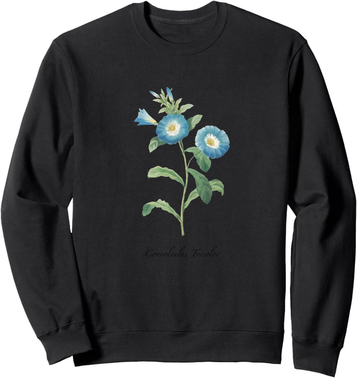 Morning-Glory Lover Vintage botanische Illustration Geschenk Sweatshirt