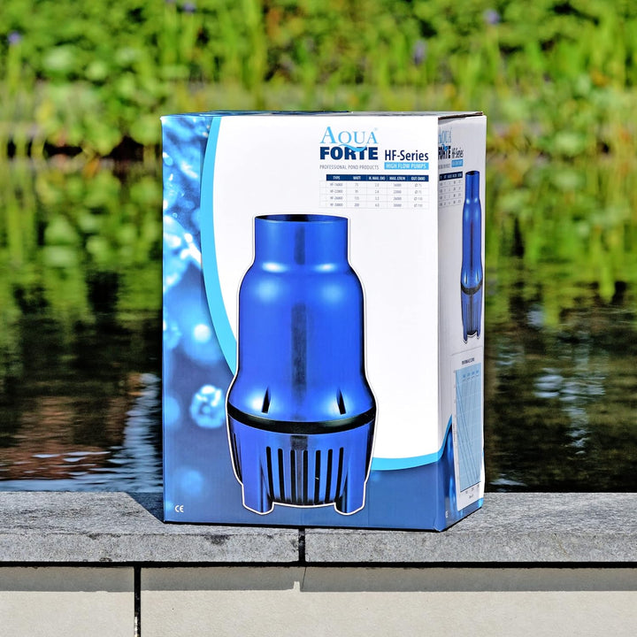 AquaForte HighFlow HF 16.000 Teichpumpe, 75 Watt, maximaler Durchfluss 16 m3 pro Stunde, Förderhöhe