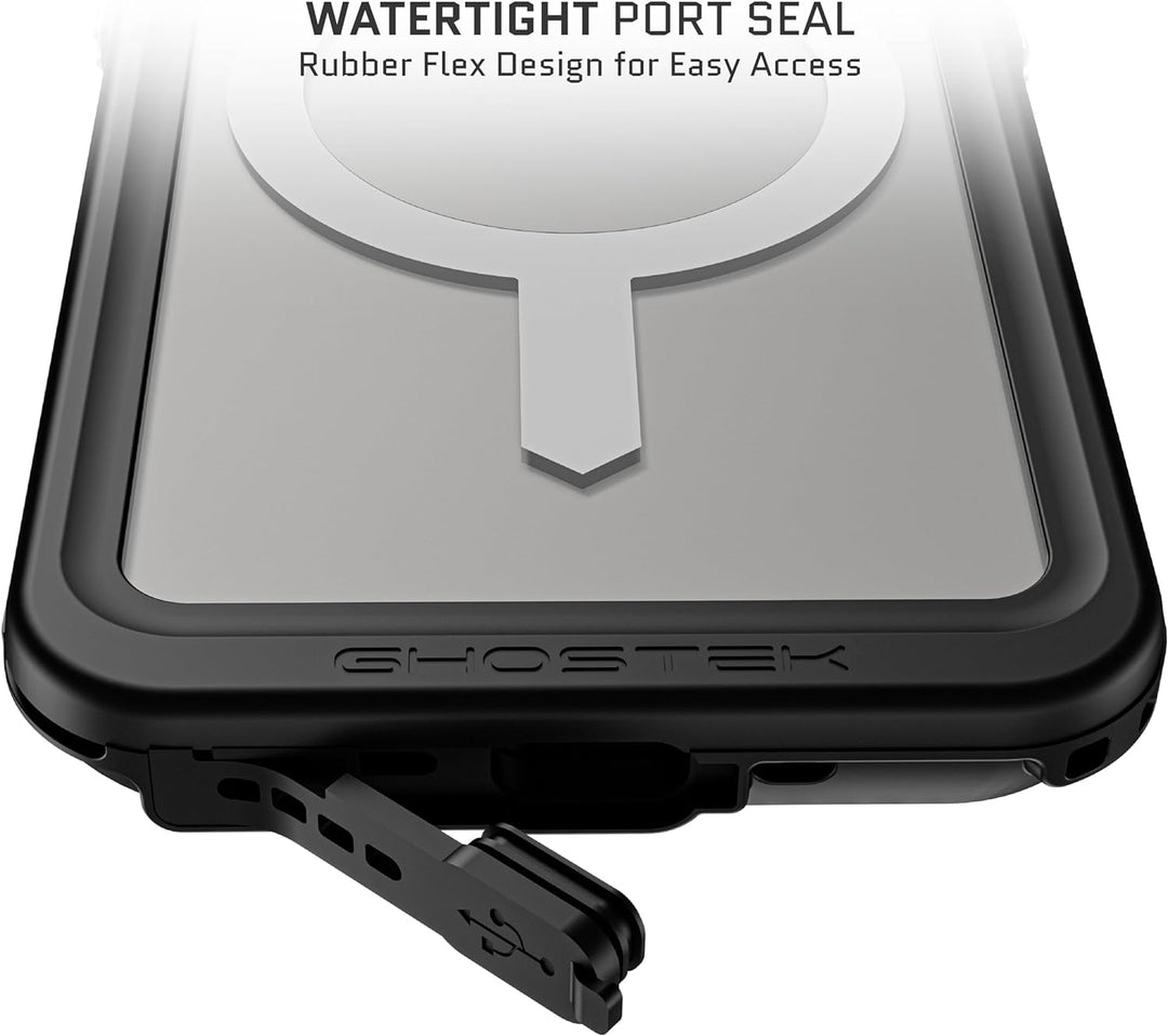 Ghostek Nautical Slim Waterproof Case for Apple iPhone 15 Pro - Built-in Screen & Camera Lens Protec