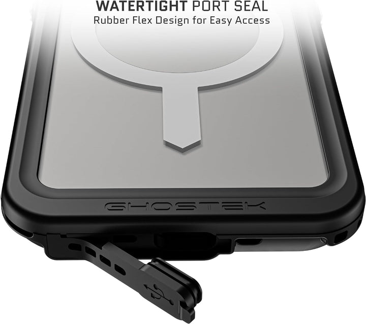 Ghostek Nautical Slim Waterproof Case for Apple iPhone 15 Pro - Built-in Screen & Camera Lens Protec