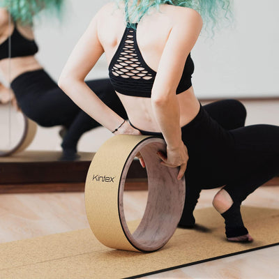 Kintex Kork Yogarad, Pilates, Gymnastik, Fitness, stabil und rutschfest