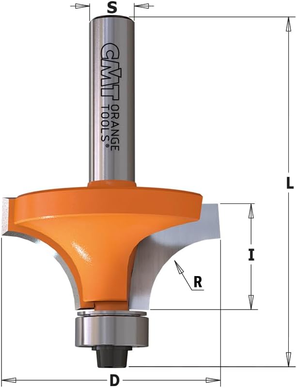 CMT Orange Tools 938.380.11 – Erdbeere R. Concavo mit rodam. HM S 8 D 38.1 R 12.7