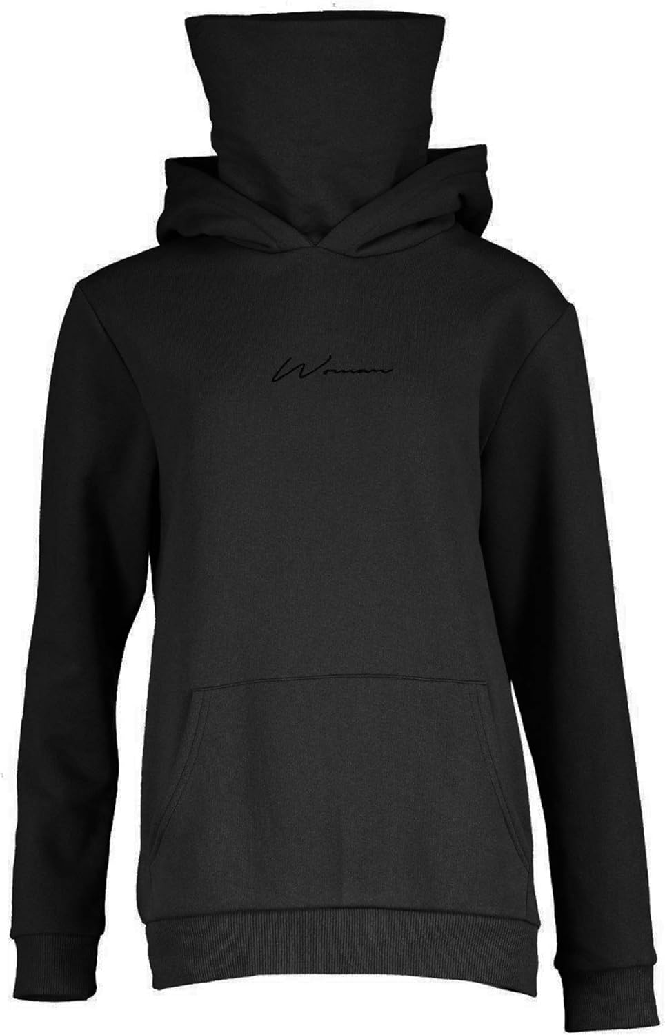 TrendiMax Damen Hoodie Kapuzenpullover Langarm Sweatshirt Winter Pullover Hochkragen Sweatjacke Kapu