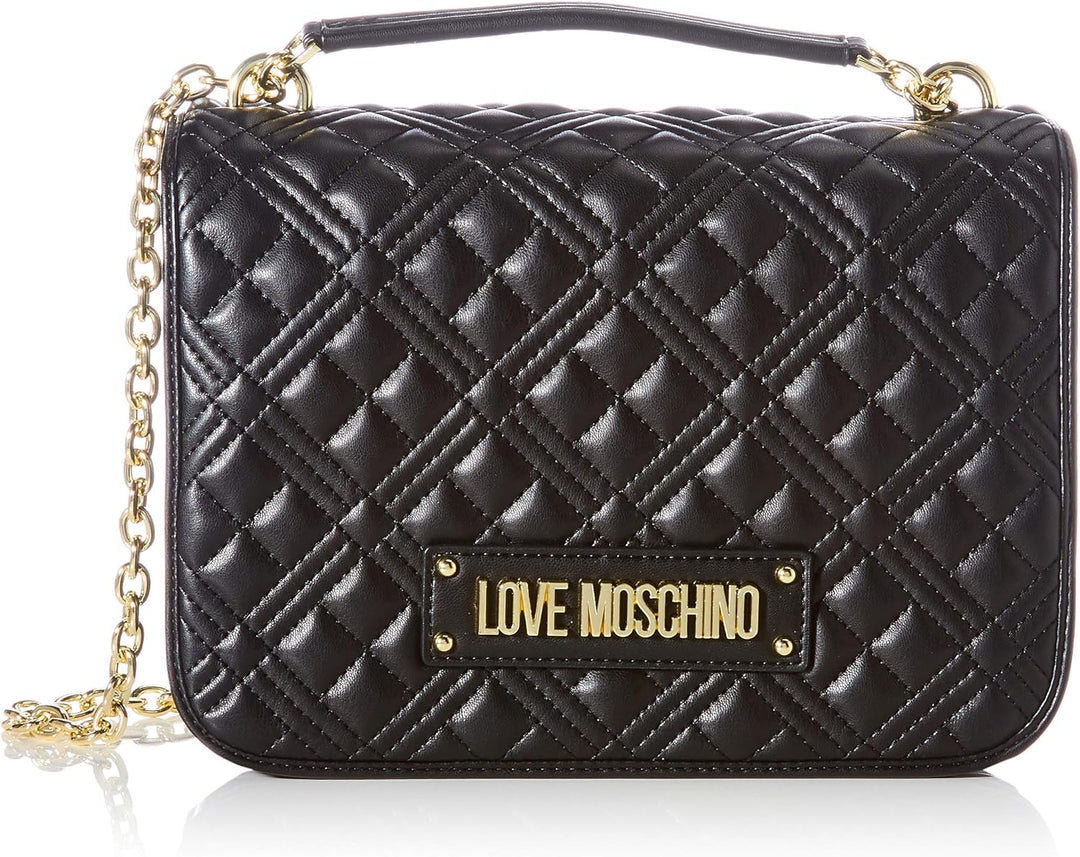 Love Moschino Damen Ss21 Schultertaschen, Kollektion Frühling Sommer 2021, Einheitsgrösse Schwarz, S
