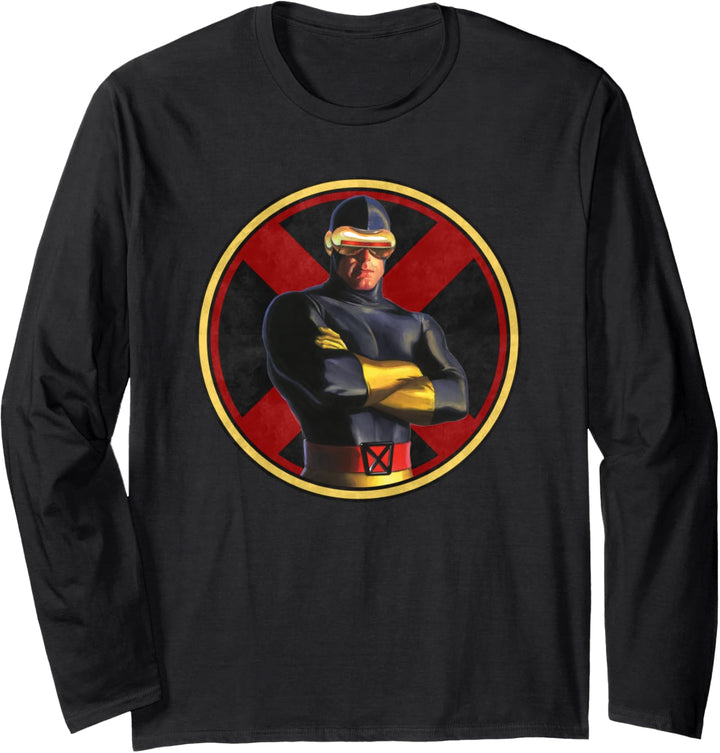 Marvel X-Men Cyclops The Timeless Collection Retro Langarmshirt