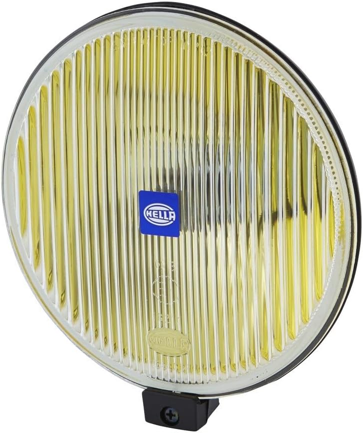 HELLA - Halogen-Nebelscheinwerfer - Comet 500 - 12V - rund - Anbau - gelbe Streuscheibe - Lichtschei