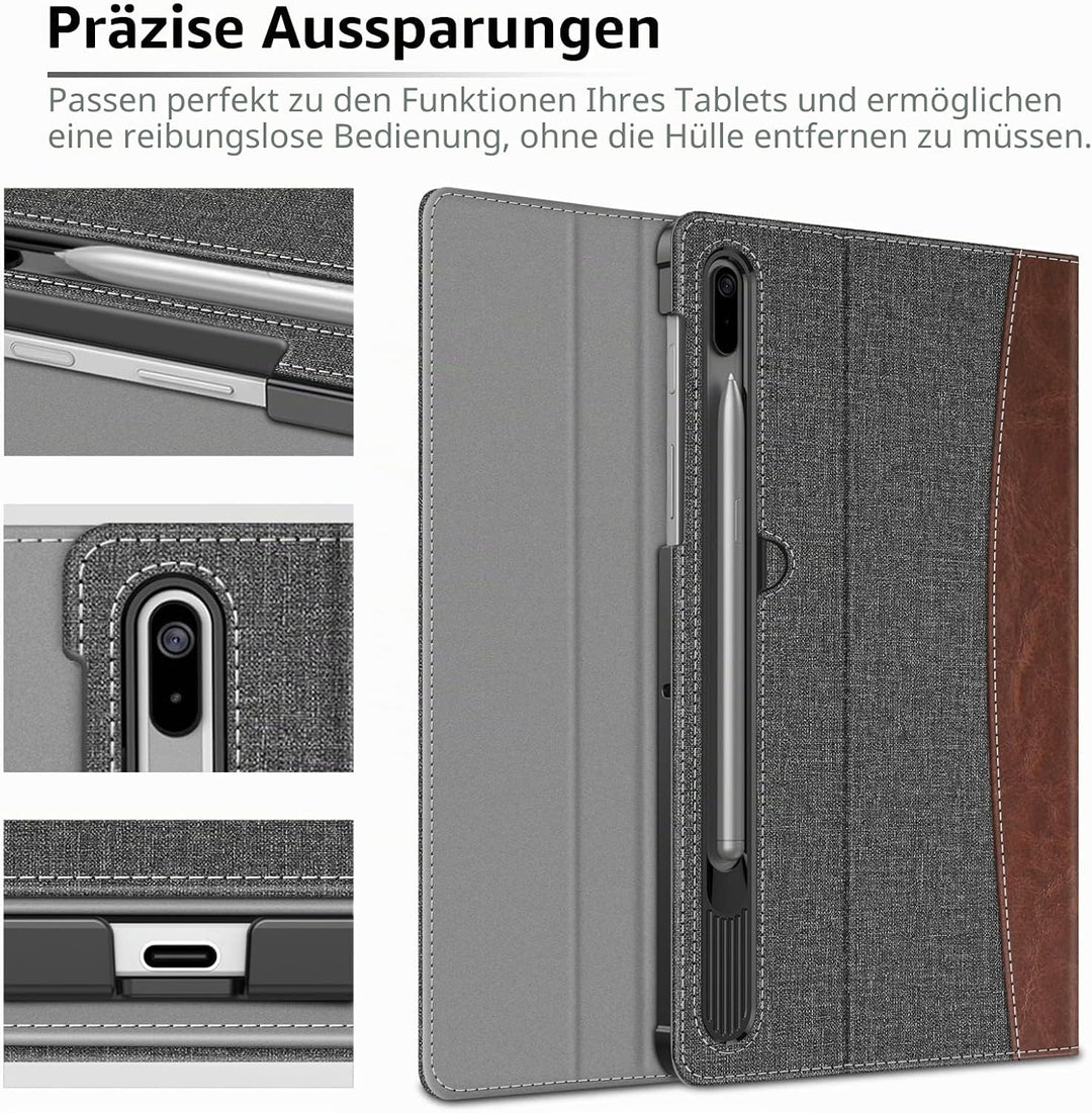 Fintie Hülle für Samsung Galaxy Tab S8 Plus 2022/S7 FE 2021/S7 Plus 2020 12.4 Zoll, Multi-Winkel Bet