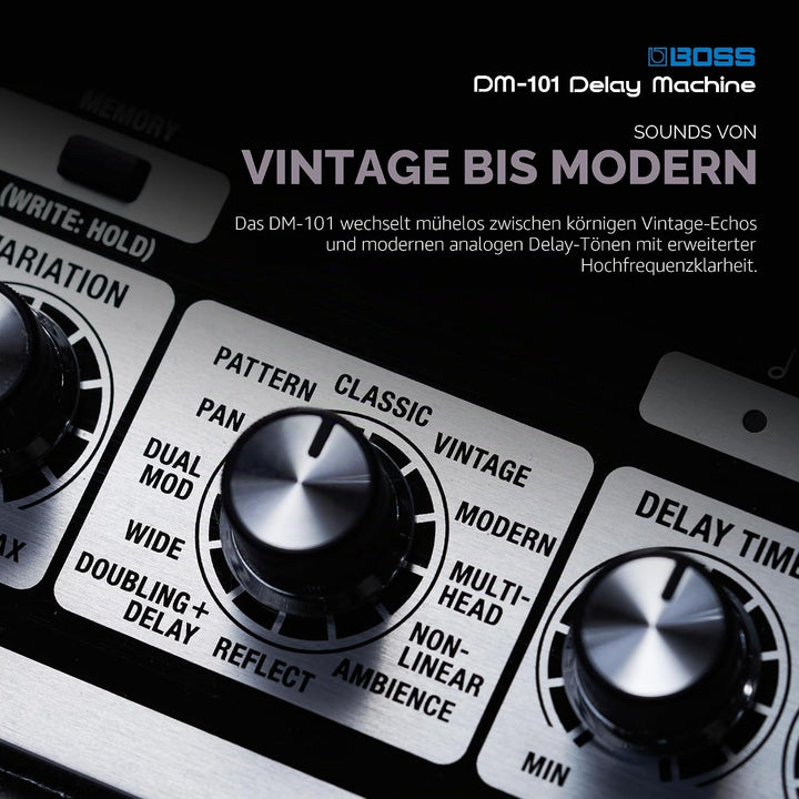 Boss DM-101 Delay Machine Analoges Effektgerät Pedal für Gitarre