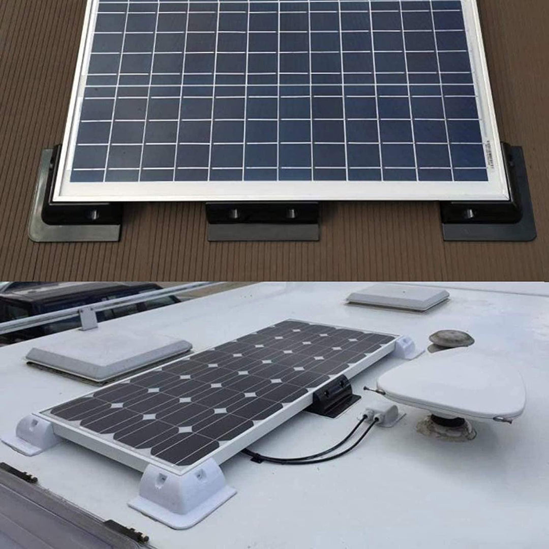 KLLsmDesign Solarmodul Befestigungssatz mit Muttern und Schrauben, Montagewinkel, und andere, Set mi