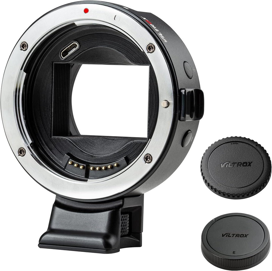 VILTROX EF-E5 Objektivadapter Autofokus Adapter kompatibel mit EF/EF-S Objektiv auf Sony E-Mount Kam