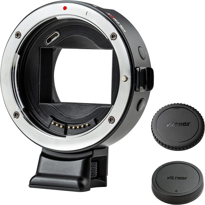 VILTROX EF-E5 Objektivadapter Autofokus Adapter kompatibel mit EF/EF-S Objektiv auf Sony E-Mount Kam