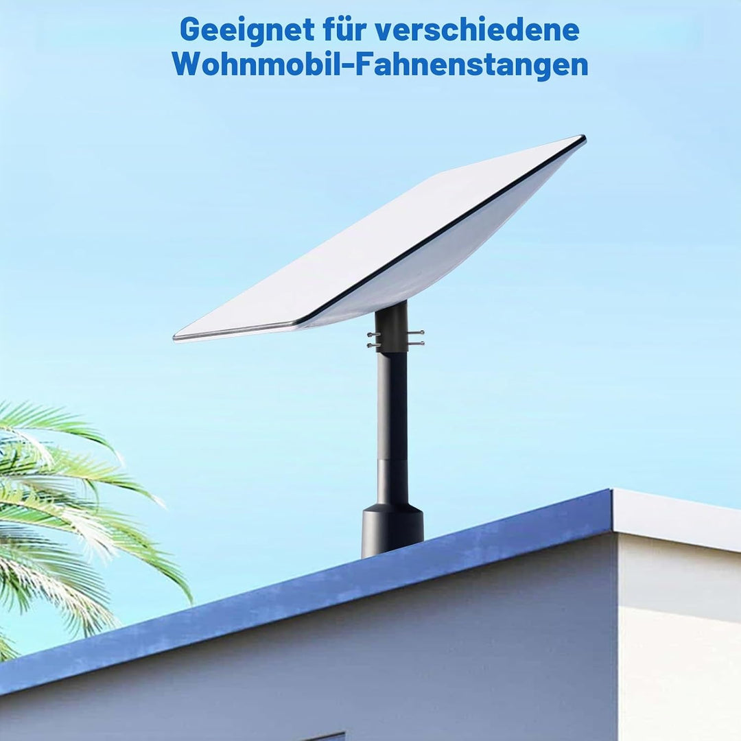Starlink Gen 3 Halterung,360° Verstellbare V3 Starlink Wandhalterung,Starlink Gen3 Mast-Montagekit f