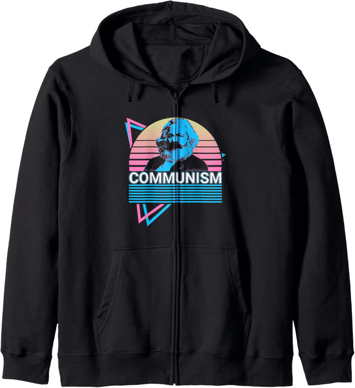 Kommunismus Karl Marx Marxismus Kommunist Sozialismus Sozialist Kapuzenjacke