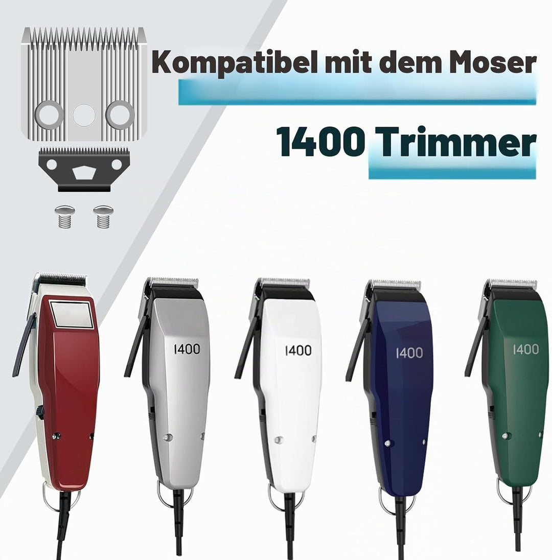 BESTBOMG Set mit 2 Star Blade, Ersatzmesser für Hundeschneider, kompatibel mit Moser 1400, Edelstahl