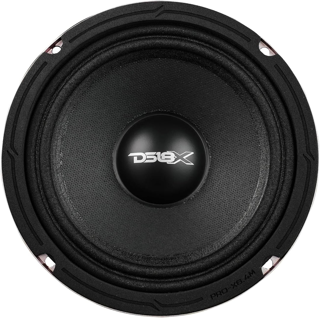 DS18 Car Midrange Speaker 6" Inch 450w Watt 4Ohm Bass Loudspeaker PRO-X6.4M Classic 4 Ohm 16,5 cm, C