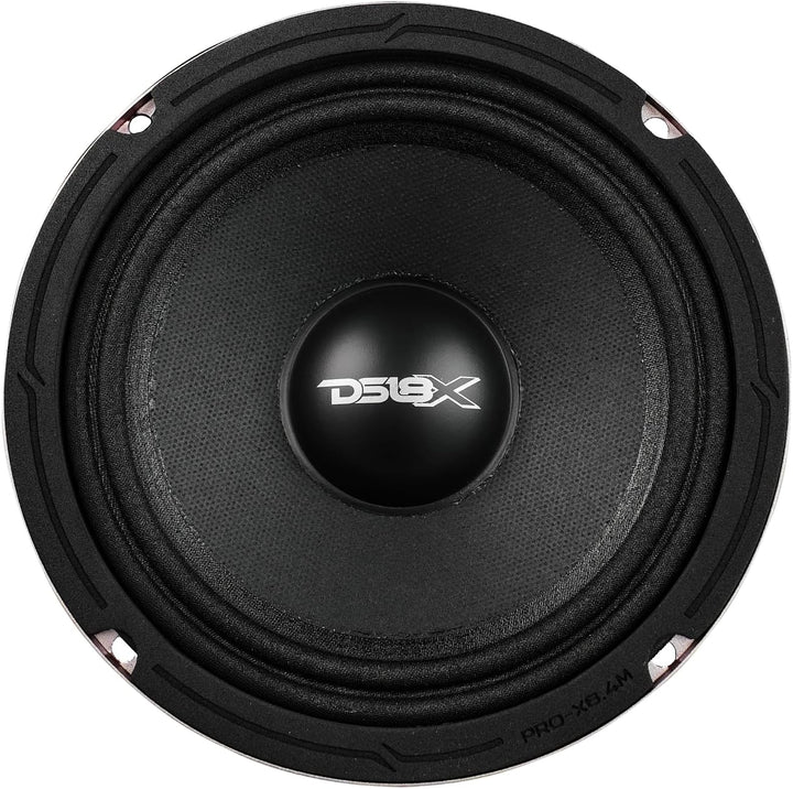 DS18 Car Midrange Speaker 6" Inch 450w Watt 4Ohm Bass Loudspeaker PRO-X6.4M Classic 4 Ohm 16,5 cm, C
