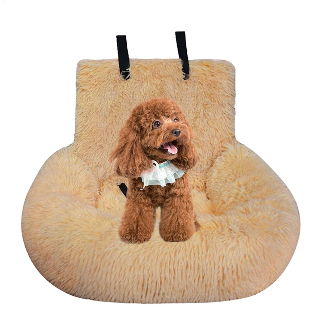 Hunde Autositz, Hundebett Auto, Hunde Autositz Fluff-y Inkl. Sicherheitsgurt, Haustier-Autositz, Aut