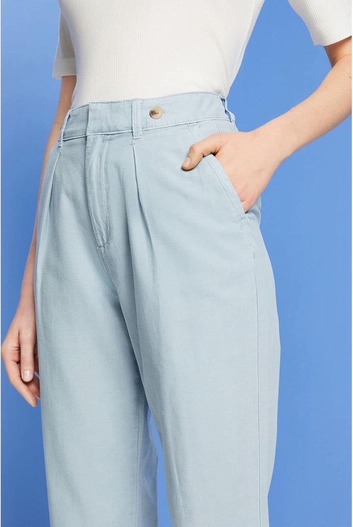 ESPRIT Damen Hose, 40 445/Light Blue Lavender
