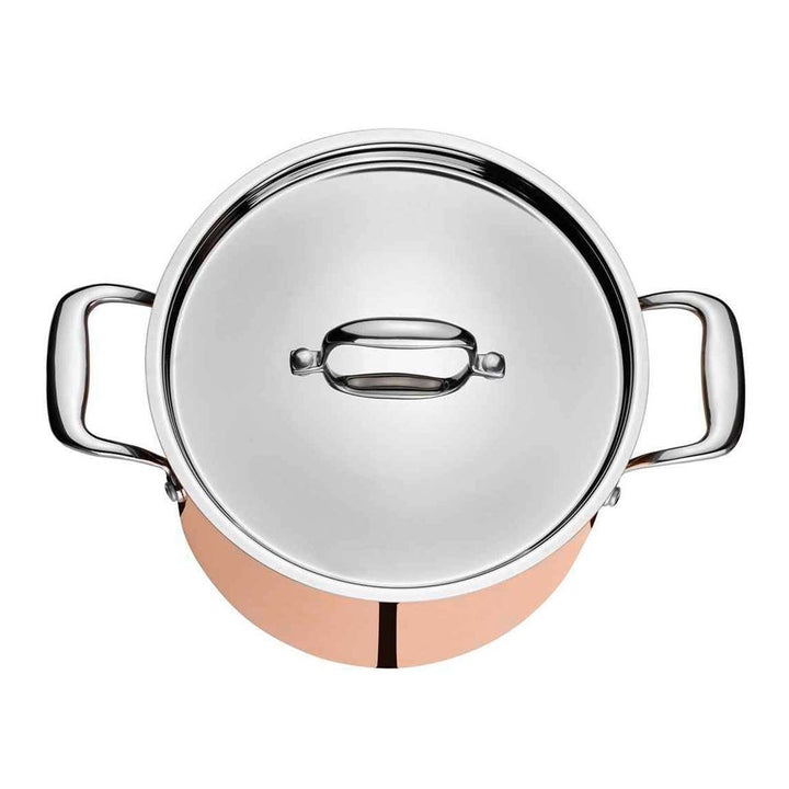 Spring 0715540624 Culinox Fleischtopf mit Deckel, Edelstahl, silber, 17,2 x 28,8 x 36,6 cm Fleischto