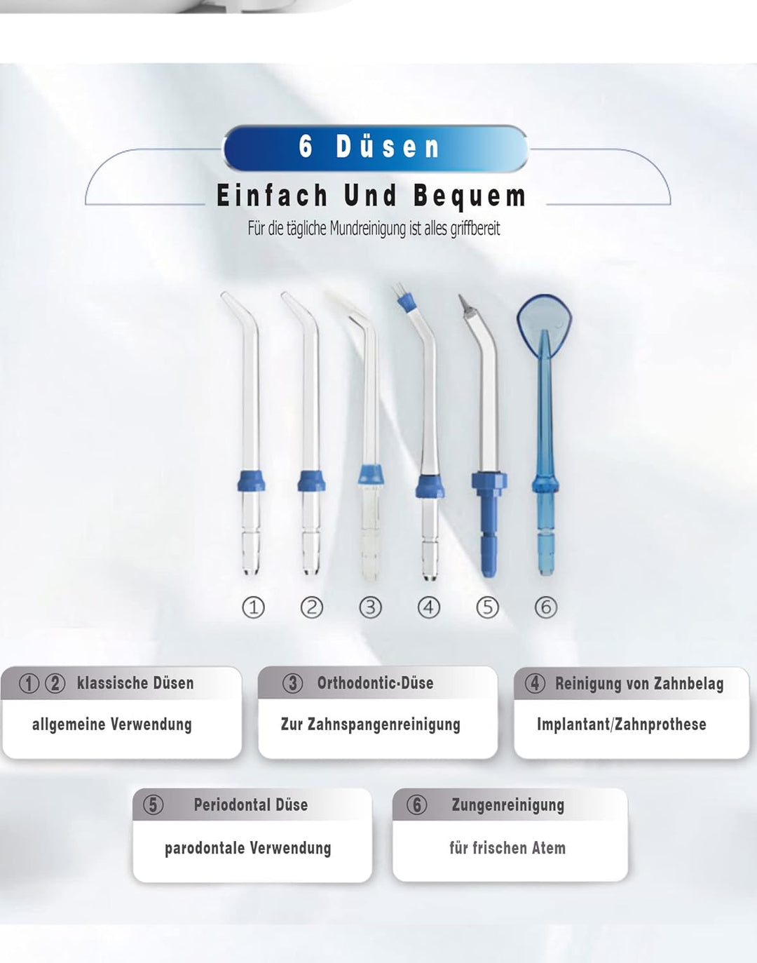 NPO Water-pulse Water Flosser Professional For Teeth, Gums, Braces, Dental Care, Electric Power With