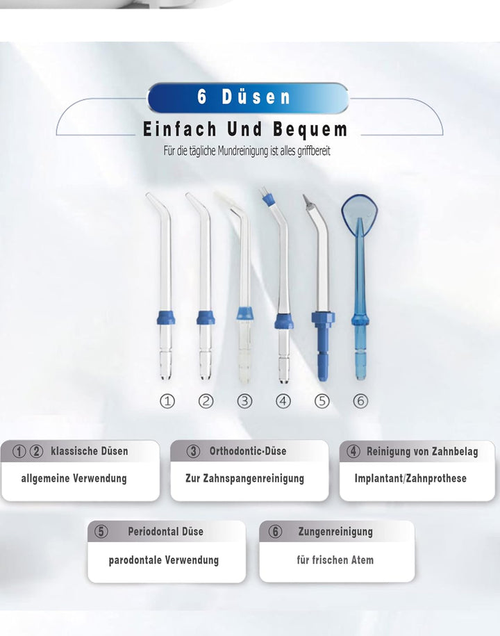 NPO Water-pulse Water Flosser Professional For Teeth, Gums, Braces, Dental Care, Electric Power With