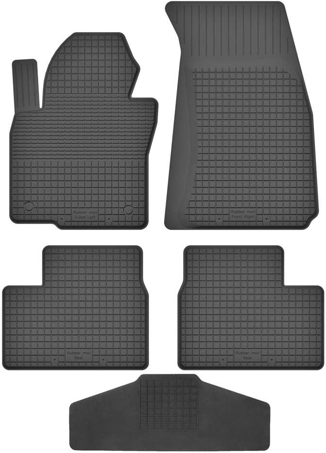 Fussmatten Vorne, Hinten 4er Set für Dacia Lodgy ab 2012 Gummi Gumimatten, Vorne, Hinten