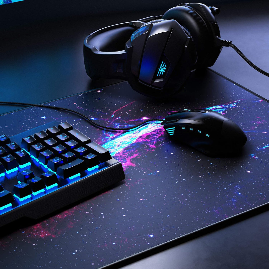CSL - XXL Speed Gaming Mauspad Titanwolf 900 x 400mm - XXL Mousepad - Tischunterlage Large Size - ve
