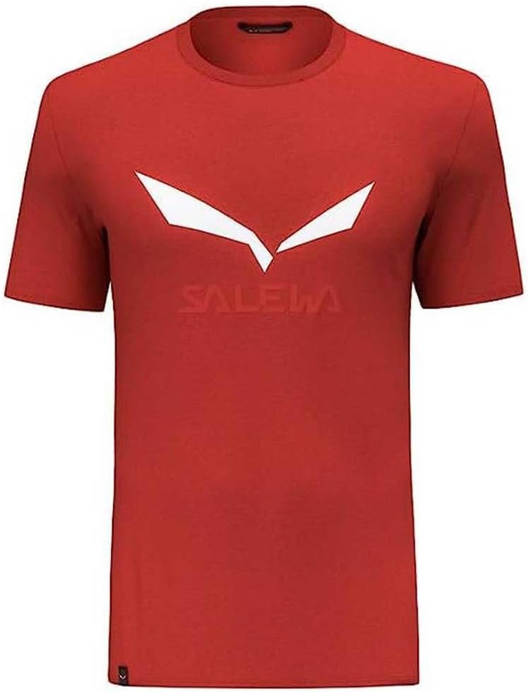 Salewa Herren Solidlogo Dry M T-shirt T-shirts L Flame, L Flame