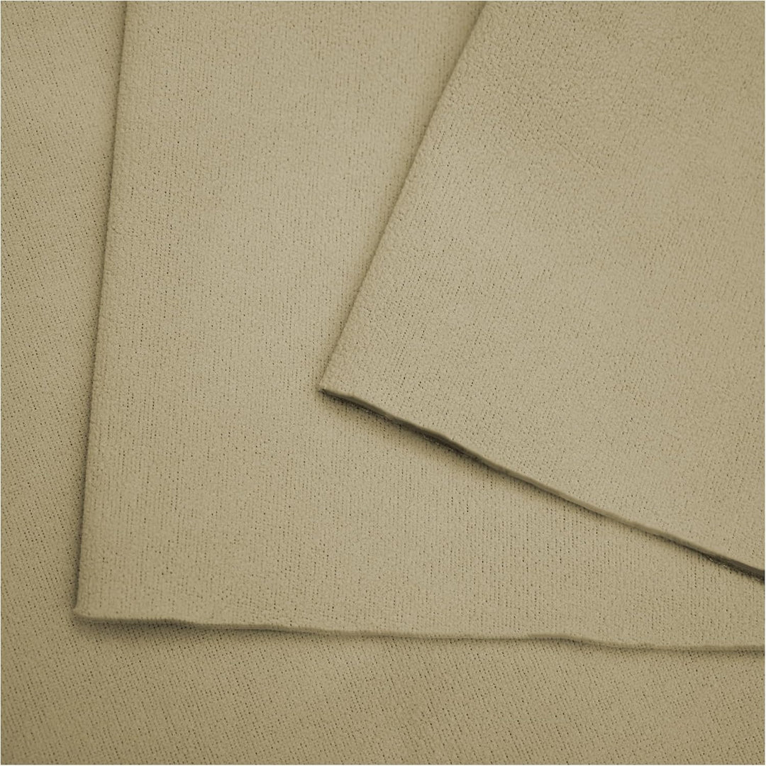 Autohimmelstoff Himmelstoff Dachhimmel Velour Himmel mit Schaum (Beige, 1,70m x 3m) | Grundpreis pro