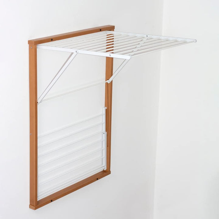 Arredamenti Italia Wandmontierter Kleiderständer, Holz, Kirsche, APERTO:P63 x L69 x H80 cm, CHI.: P3