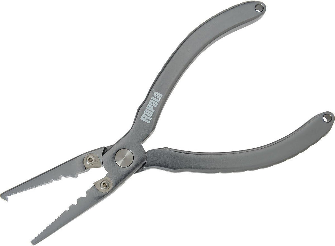 Rapala - Angelzange Aluminum Pliers - Ultraleichtes Aluminium Angelzubehör - Interne Feder aus Wolfr