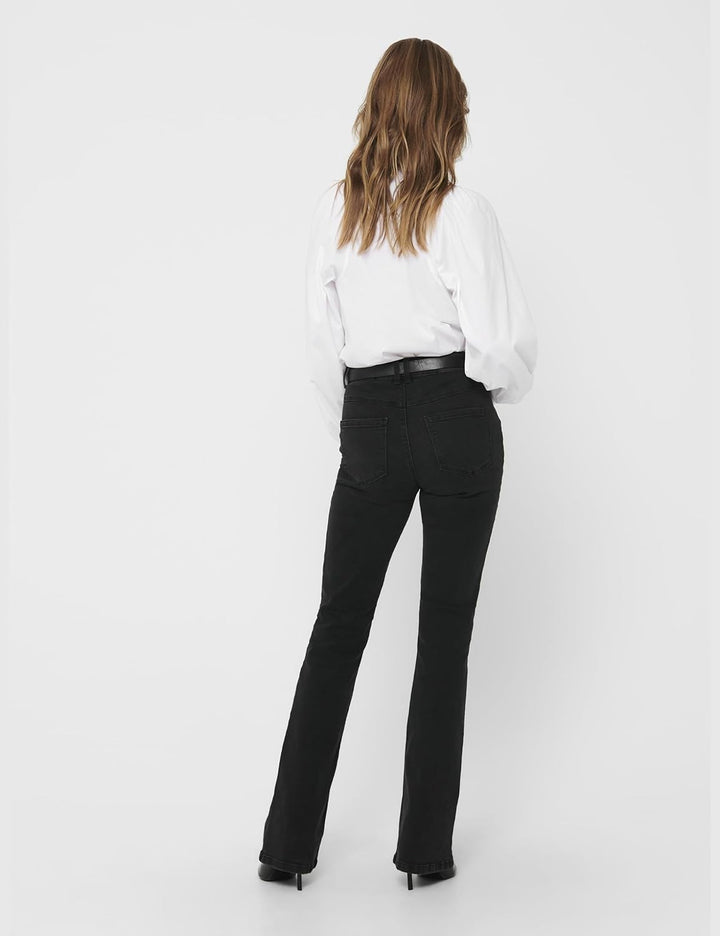 JdY Damen Jeans 25W / 32L Dark Grey Denim, 25W / 32L Dark Grey Denim