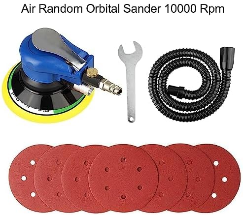 Uten 15,2 cm Luft-Exzenterschleifer, Dual-Aktion, pneumatischer Handflächenschleifer mit Geschwindig