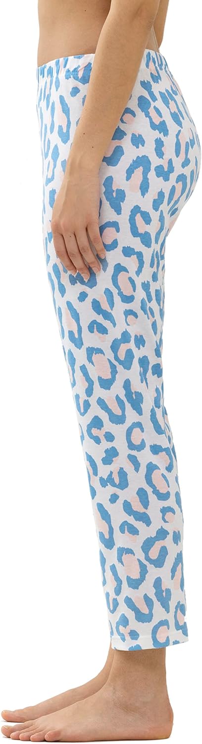 Mey Nachtwäsche Serie Sleepy & Easy Damen Yoga Pants Summer Blue S(38)