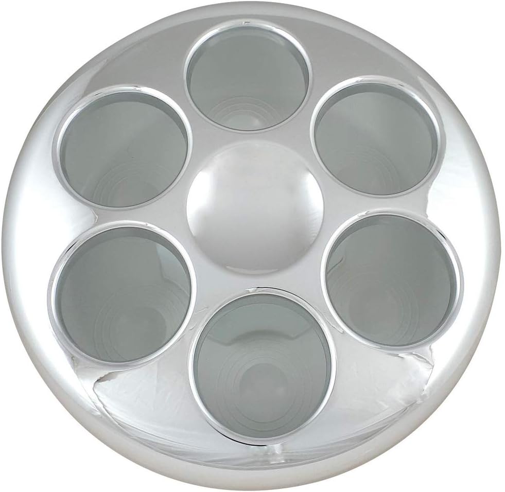 Helios Pure Flaschenkühler, Kunststoff, weiss/Chrom, für 6 Flaschen für 6 Flaschen Weiss/Chrom, für