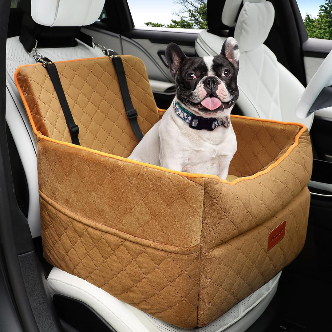 HEGGCOOE Hundeautositz für kleine/mittlere Hunde, Abnehmbarer und waschbarer Hundesitz für Autos unt