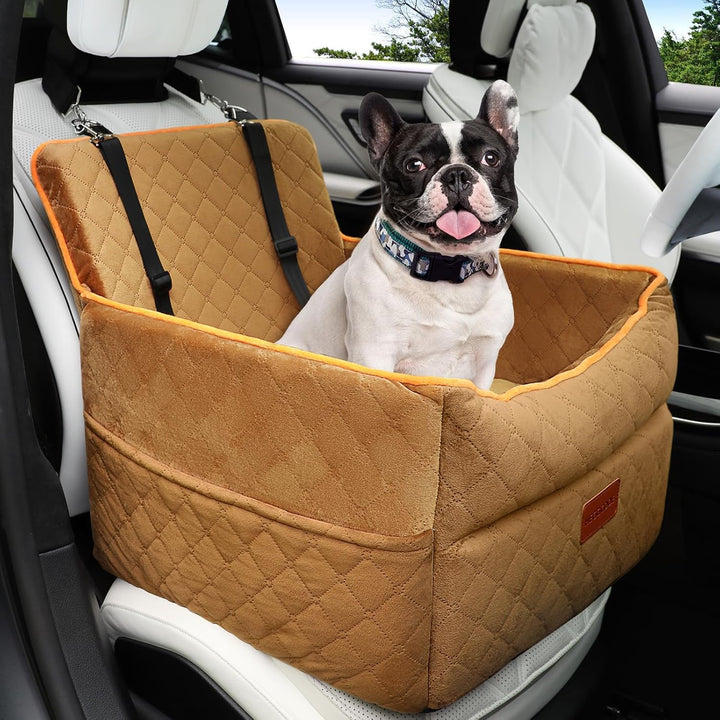 HEGGCOOE Hundeautositz für kleine/mittlere Hunde, Abnehmbarer und waschbarer Hundesitz für Autos unt