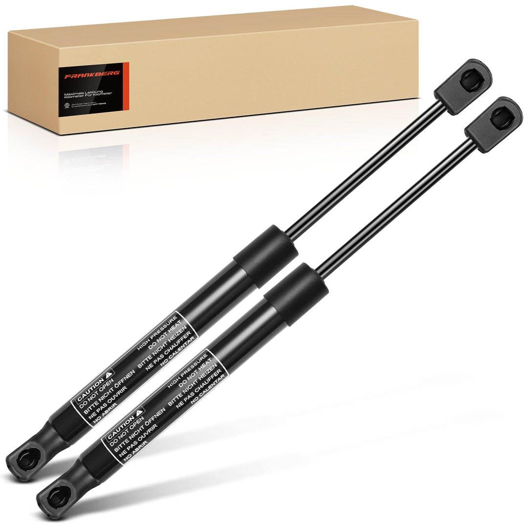 Frankberg 2x Universal Gasfeder Gasdruckdämpfer Gasdruckfeder Dämpfer 360N 320MM 112MM Schwarz Metal