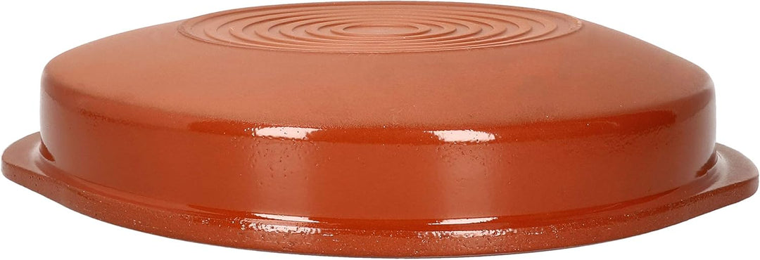 MamboCat Cazuela mit Griff 2er Set Schalen Bernd 1,3l Auflaufform rund 25,5cm aus Ton glasiert Gröss