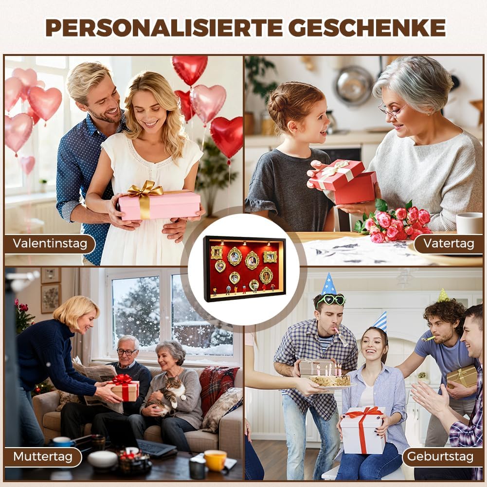 DIY Mini Museum Bilderrahmen, Mini Menschen Figuren Museum, Museum of Us, Bilderrahmen zum Befüllen
