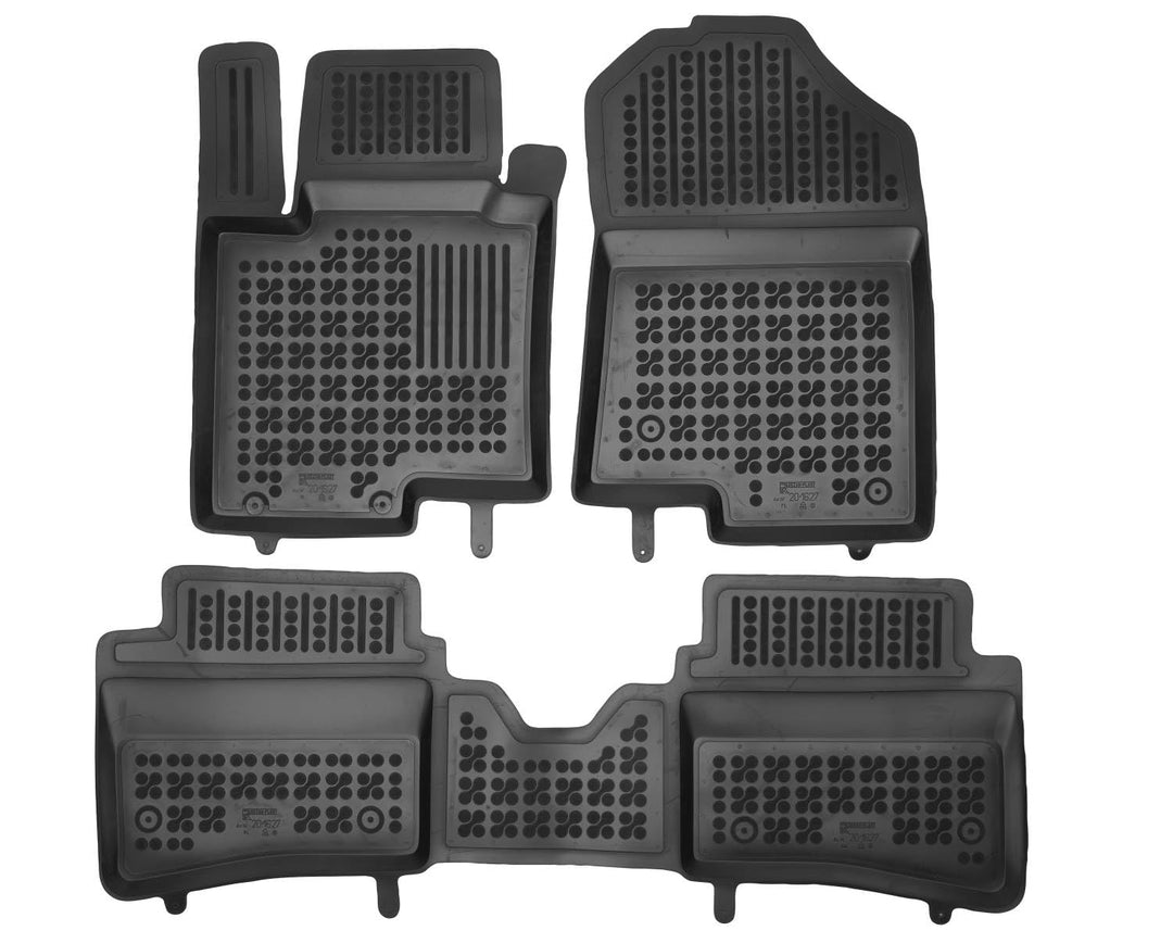 AZUGA Hohe Gummi Fussmatten mit Rand passend für Hyundai i20 ab 10/2020 (BC3)/Bayon ab 2021 AZ103005