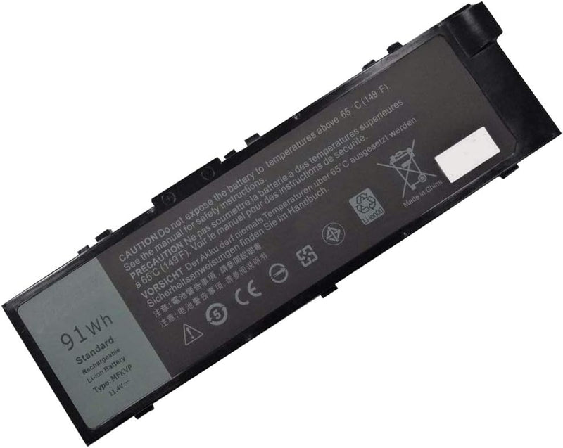 XITAIAN 11.4V 91Wh MFKVP GR5D3 0RDYCT Ersatz Laptop Akku für Dell Precision 7510 7710