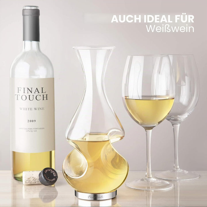 Final Touch Conundrum B00D8ZIYXO Weinbelüfter und Dekanter, Glas (farblos) Einzigartiges, Einzigarti