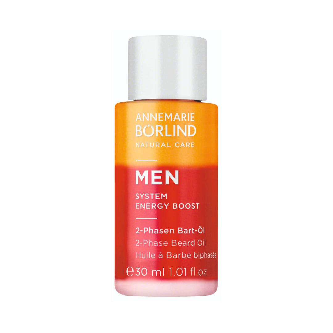 ANNEMARIE BÖRLIND MEN SYSTEM ENERGY BOOST 2-Phasen Bart-Öl (30ml) - Energetisierendes, Kräftigendes