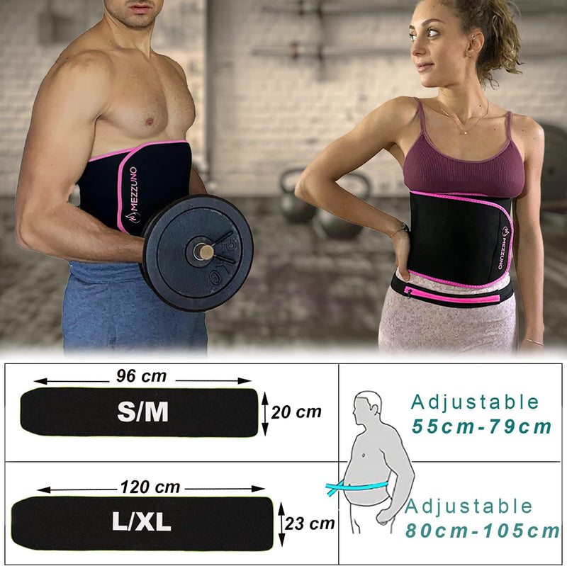 Bauchweggürtel Herren und Damen aus Neopren-Sauna Fitnessgürtel Schwitzgürtel-Bauchgurt Sport-Sport-