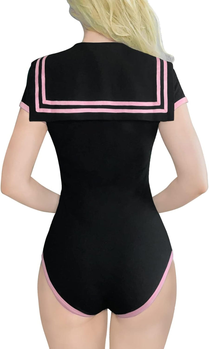 LittleForBig Baumwolle Strampler Onesie Pyjamas Bodysuit - Klassische Japanische Schulmädchen Stramp